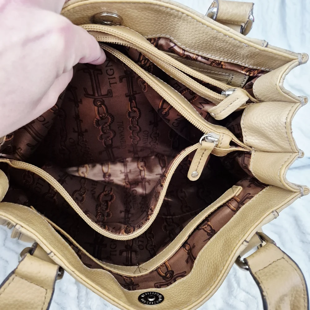 Tignanello Tan Shoulder Bag - Picture 10 of 15